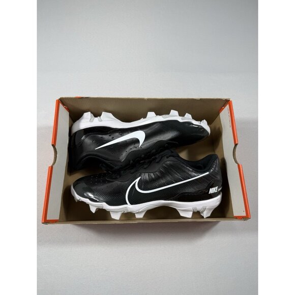 New Men’s Size 11.5 Black White Nike Huarache 4 KYSTN Baseball Cleats DJ6524 001 - Picture 1 of 10